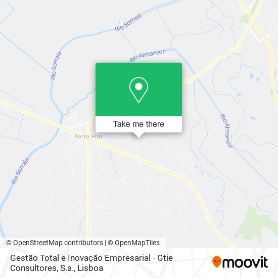 Gestão Total e Inovação Empresarial - Gtie Consultores, S.a. map