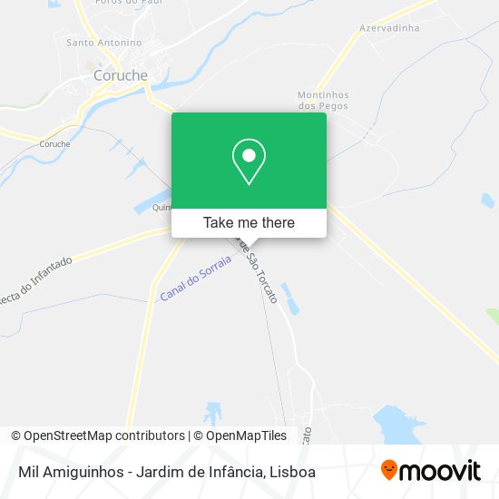 Mil Amiguinhos - Jardim de Infância mapa