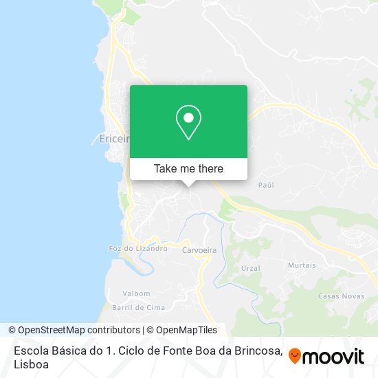 Escola Básica do 1. Ciclo de Fonte Boa da Brincosa map