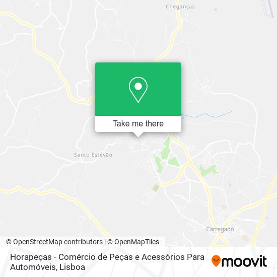 Horapeças - Comércio de Peças e Acessórios Para Automóveis map