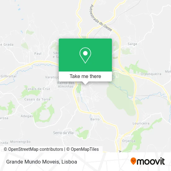 Grande Mundo Moveis map