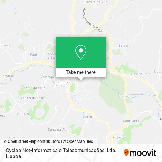 Cyclop Net-Informatica e Telecomunicações, Lda map