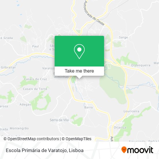 Escola Primária de Varatojo map
