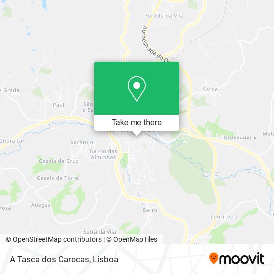 A Tasca dos Carecas mapa