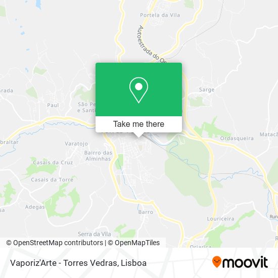 Vaporiz'Arte - Torres Vedras map