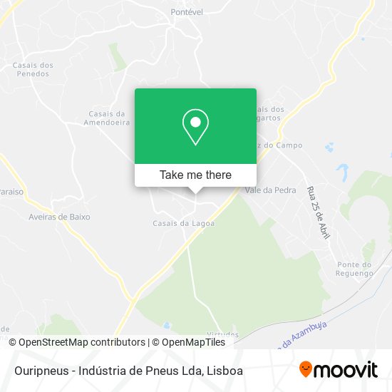 Ouripneus - Indústria de Pneus Lda mapa