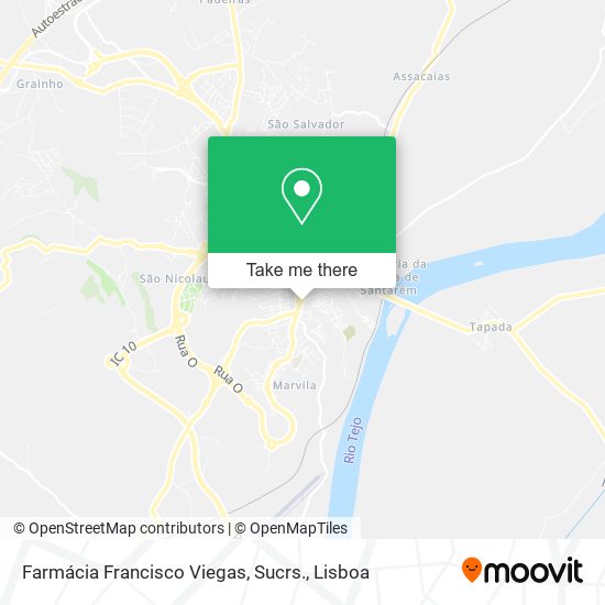 Farmácia Francisco Viegas, Sucrs. mapa
