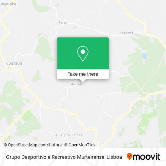 Grupo Desportivo e Recreativo Murteirense map