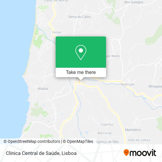 Clínica Central de Saúde map