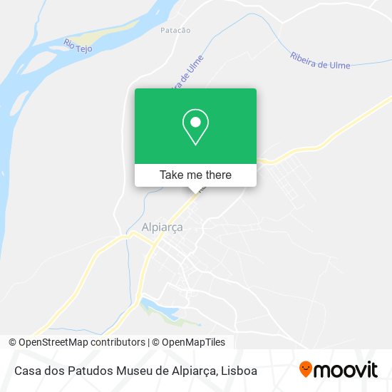 Casa dos Patudos Museu de Alpiarça map