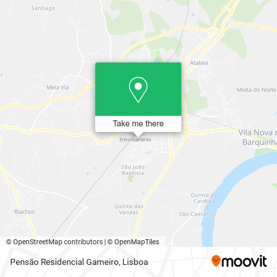 Pensão Residencial Gameiro map