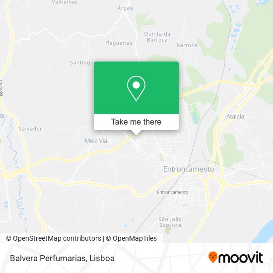 Balvera Perfumarias mapa