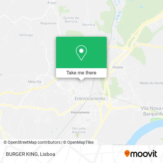 BURGER KING map