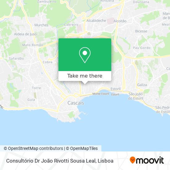 Consultório Dr João Rivotti Sousa Leal map