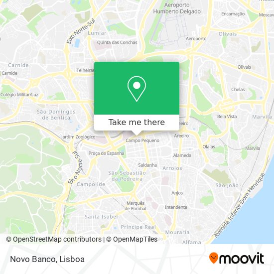 Novo Banco map