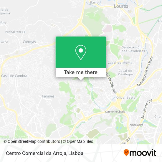 Centro Comercial da Arroja map
