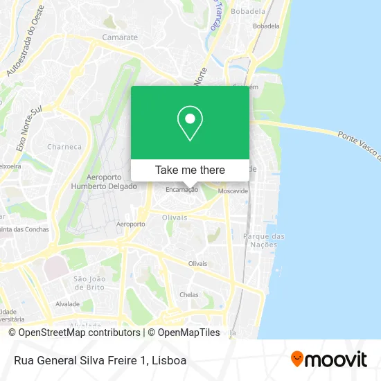 Rua General Silva Freire 1 map