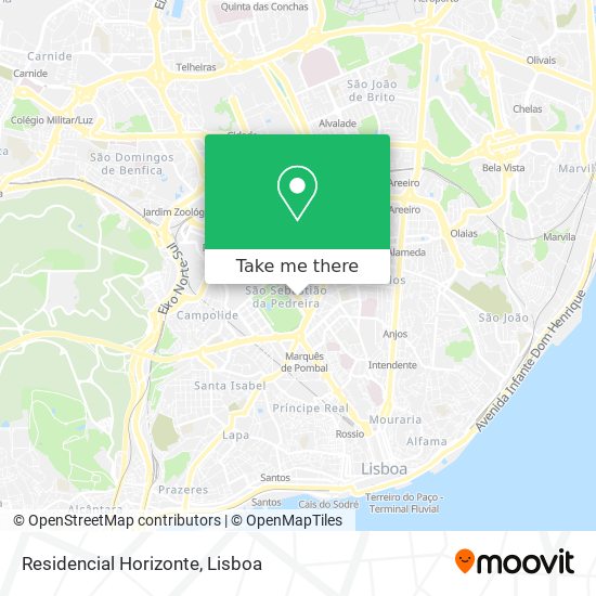 Residencial Horizonte map