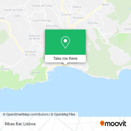 Ribas Bar map