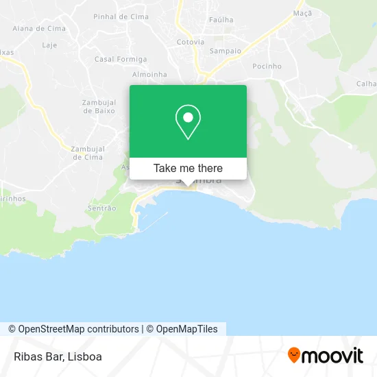 Ribas Bar map