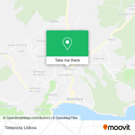 Telepizza map