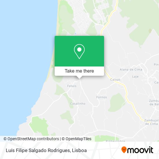 Luís Filipe Salgado Rodrigues mapa