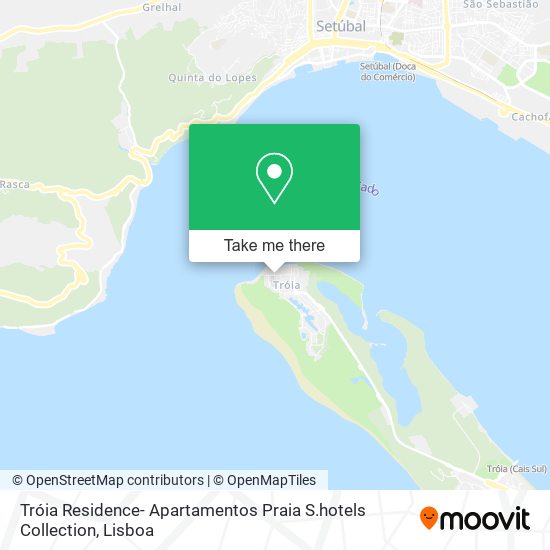 Tróia Residence- Apartamentos Praia S.hotels Collection mapa