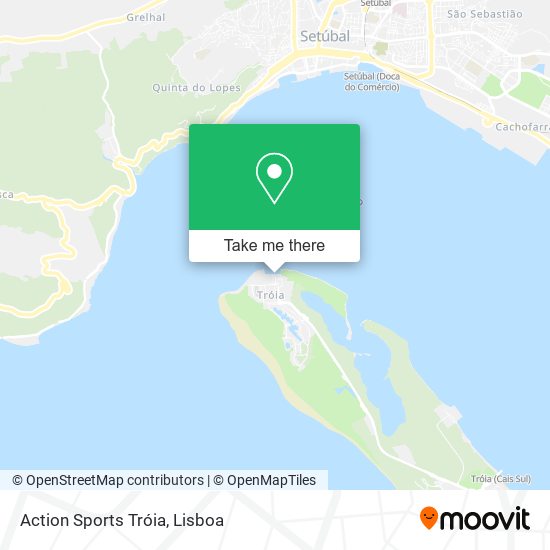 Action Sports Tróia map