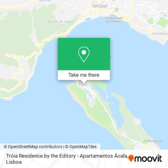Tróia Residence by the Editory - Apartamentos Ácala map