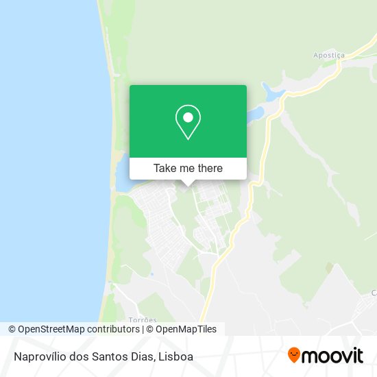 Naprovílio dos Santos Dias mapa