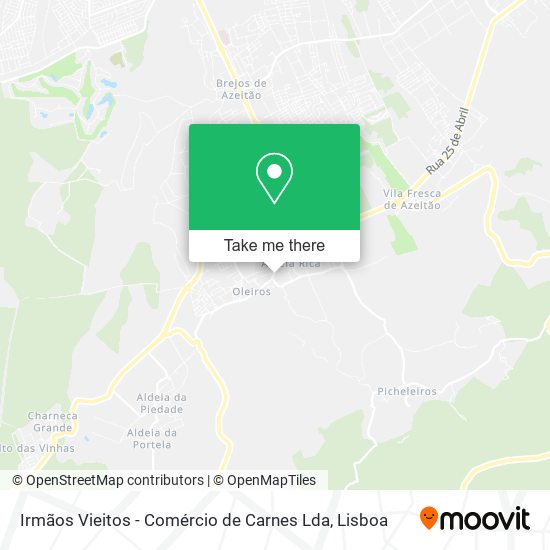 Irmãos Vieitos - Comércio de Carnes Lda mapa
