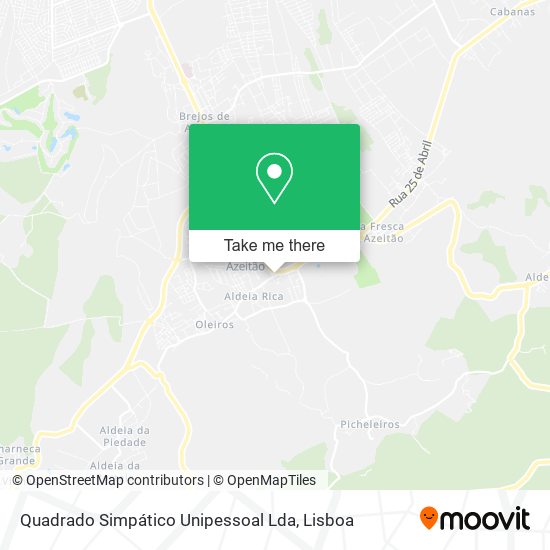 Quadrado Simpático Unipessoal Lda mapa
