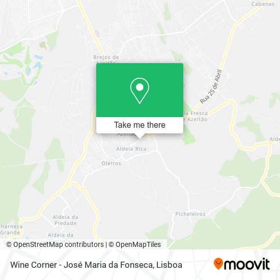 Wine Corner - José Maria da Fonseca mapa