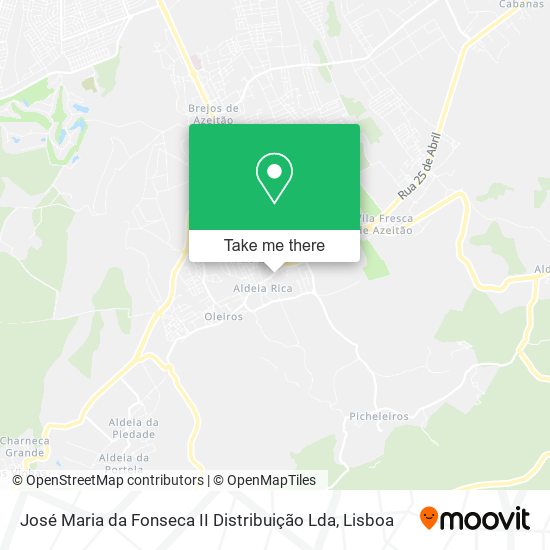 José Maria da Fonseca II Distribuição Lda map