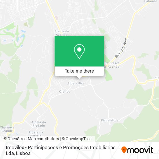 Imovilex - Participações e Promoções Imobiliárias Lda mapa