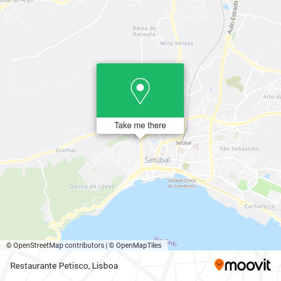 Restaurante Petisco mapa
