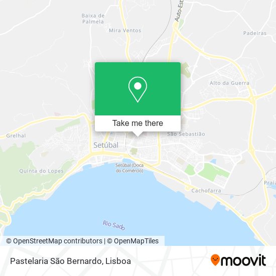 Pastelaria São Bernardo map