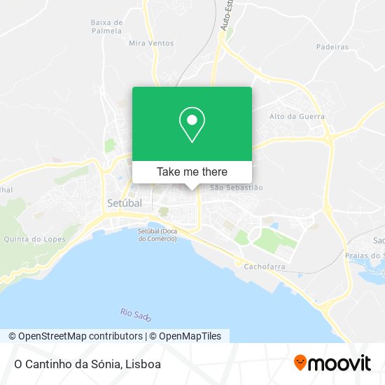 O Cantinho da Sónia mapa