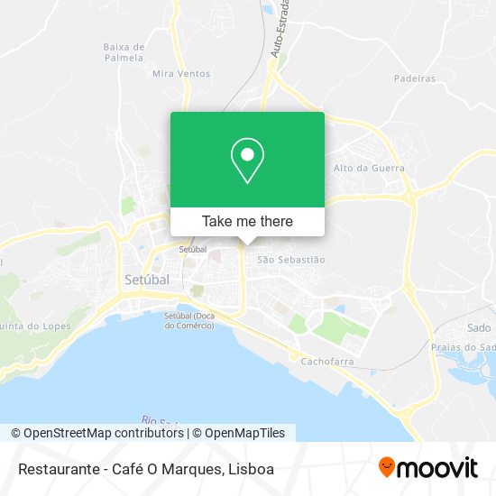 Restaurante - Café O Marques map