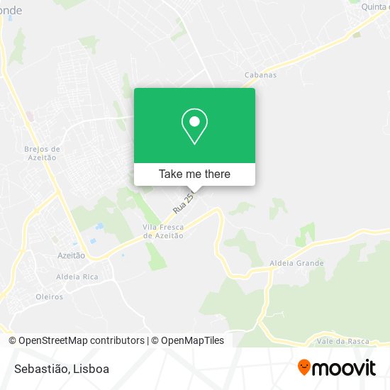 Sebastião mapa