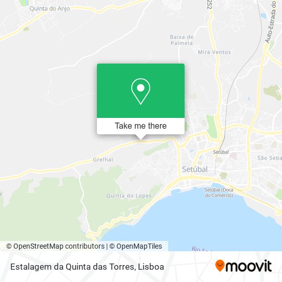 Estalagem da Quinta das Torres mapa