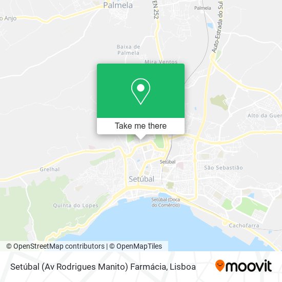 Setúbal (Av Rodrigues Manito) Farmácia map