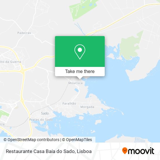 Restaurante Casa Baía do Sado map