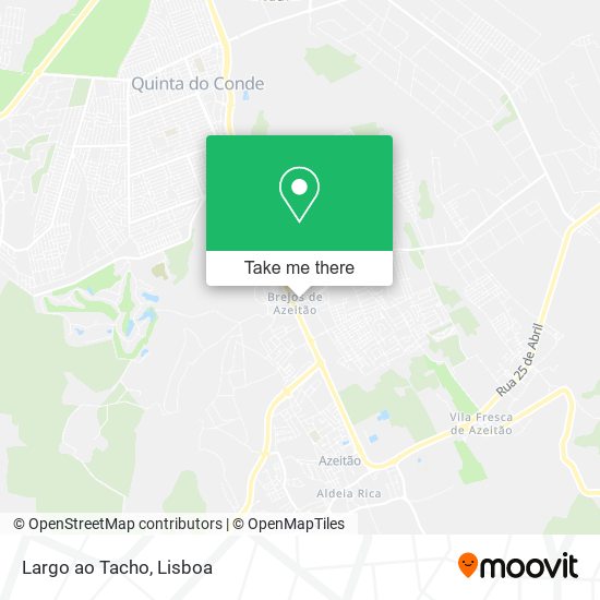 Largo ao Tacho mapa