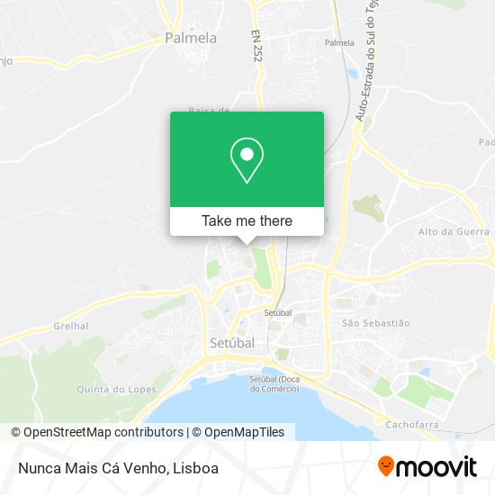 Nunca Mais Cá Venho map