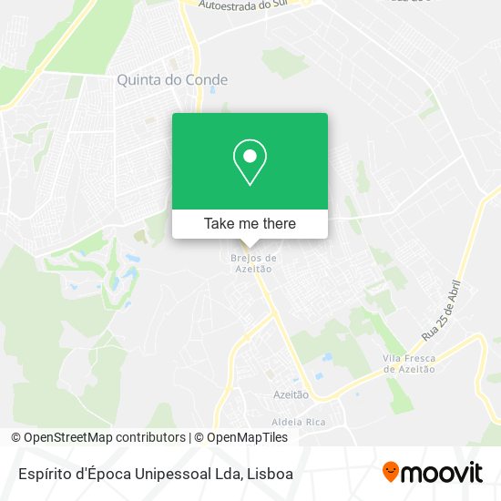 Espírito d'Época Unipessoal Lda map