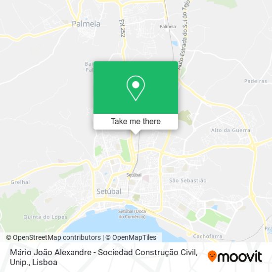 Mário João Alexandre - Sociedad Construção Civil, Unip. map