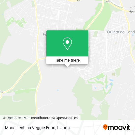 Maria Lentilha Veggie Food map