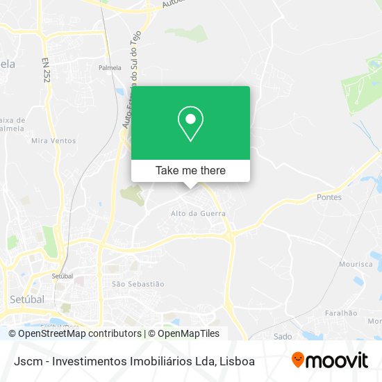 Jscm - Investimentos Imobiliários Lda map