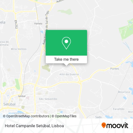 Hotel Campanile Setúbal mapa